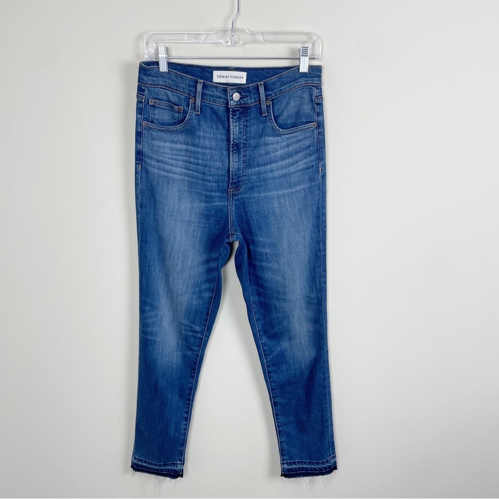 Aritiza Denim Forum The Lola High Rise Skinny Crop Jeans Size 30 - Picture 2 of 14